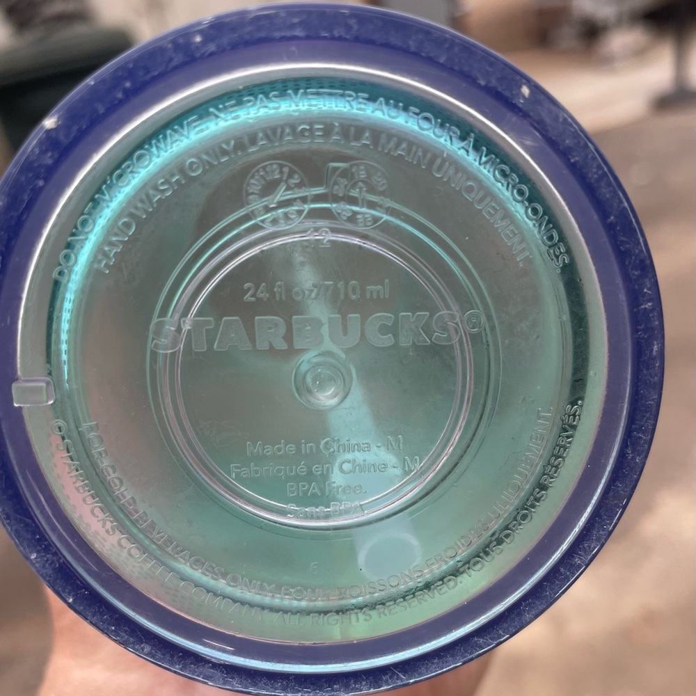 Starbucks Mermaid Tumbler 24 fl oz Iridescent Siren Scales Venti Cold Cup - Picture 5 of 5